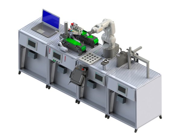 STEDU1645 Línea de producción de fabricación inteligente para la industria 4.0
